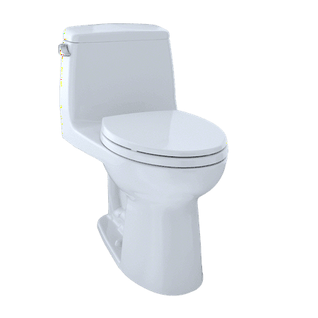 TOTO® Eco UltraMax® One-Piece Elongated 1.28 GPF ADA Compliant Toilet, Cotton White - (Best One Piece Toilets 2019)