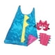 thumbnail image 5 of Disfraces de Halloween Capa de Cosplay de Dinosaurios con Guantes para Fiesta de Disfraces Azul y Roja Perfecl, 5 of 8