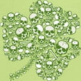 thumbnail image 2 of CafePress - Skullcloverlightgreenwhite Long Sleeve Infant T Shirt - Long Sleeve Infant T-Shirt, 2 of 2