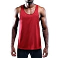 thumbnail image 5 of Cadmus Men's Dry Fit Y-Back Muscle Gym Workout Tank Top,Blue,Red,Yellow,3 pack,Small, 5 of 8