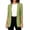 Mint Green, variant on Womens Blazer Open Front Ruched 3/4 Sleeve Shawl Collar Blazer Casual Business Long Suit Jacket with Lining Mint Green XXL