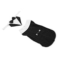 thumbnail image 4 of Traje de boda para mascotas, traje de esmoquin formal clásico con rayas verticales para perros, para bodas, Halloween, fiesta de cumpleaños, XL, 4 of 8
