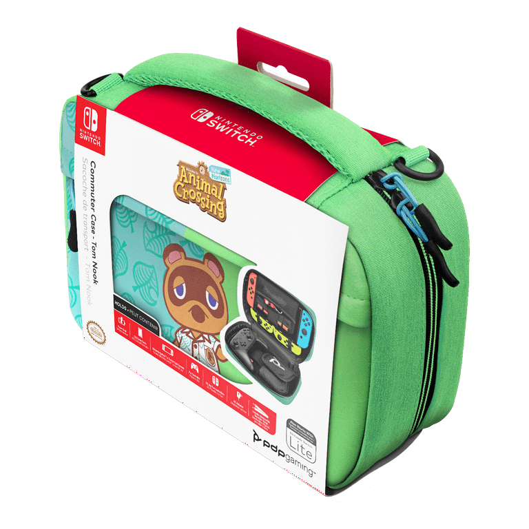 PDP Gaming Commuter Case with Carrying Handle and Removeable Shoulder  Strap: Animal Crossing Tom Nook, Nintendo Switch 