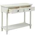 thumbnail image 4 of Tcbosik 35.4" Narrow Console Table, Entryway Table with Open Shelf and 2 Storage Drawers, Behind Couch Table for Living Room, Hallway, Easy Assembly, Ivory, 4 of 10