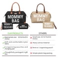 thumbnail image 4 of Diaper Bag Tote, Kabaqoo Large Diaper Bags Waterproof, Hospital Bag for Labor Delivery, Baby Bag Black, 4 of 9