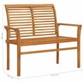 thumbnail image 6 of vidaXL Patio Bench 44.1" Solid Teak Wood, 6 of 6