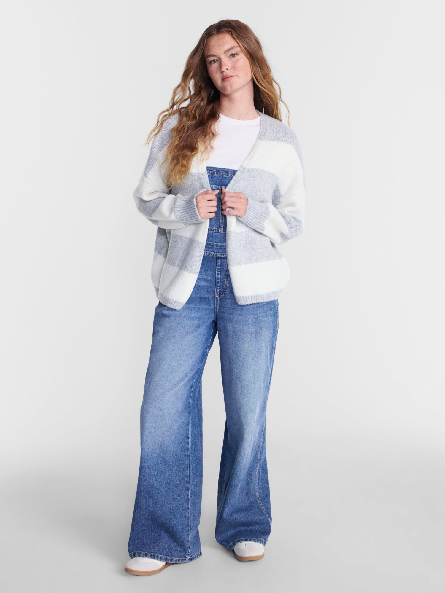 No Boundaries Women's Open Front Cardigan, Women's XXS-4X