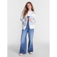 thumbnail image 2 of No Boundaries Women's Open Front Cardigan, Women's XXS-4X, 2 of 5