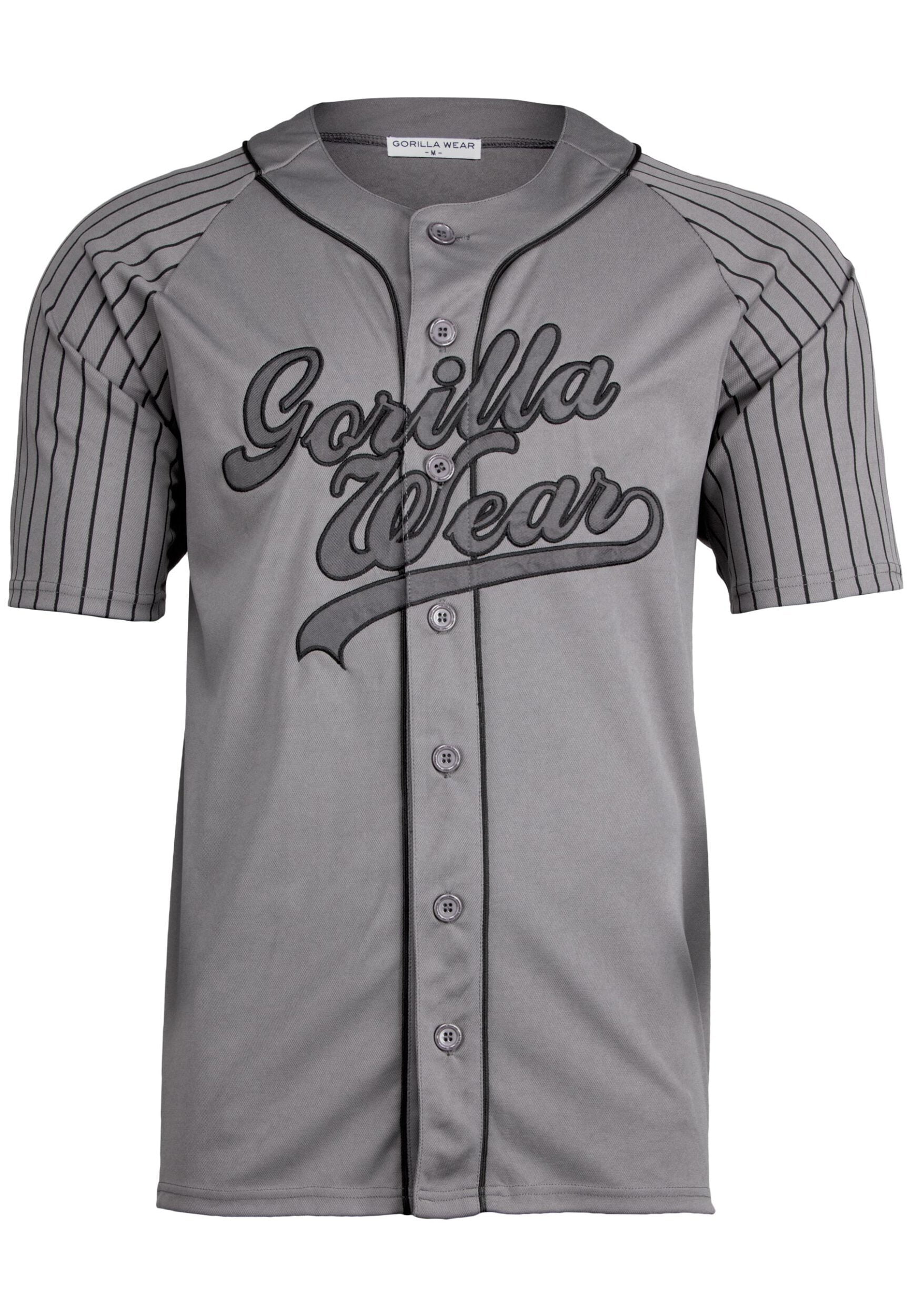 82 Baseball Jersey - Black Gorilla Wear