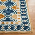 thumbnail image 3 of SAFAVIEH Aspen Joshua Geometric Area Rug, Navy/Yellow, 5' x 5' Square, 3 of 8