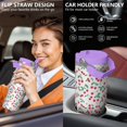thumbnail image 5 of 30oz Handheld Travel Tumbler with Handle – Double Wall Stainless Steel Insulated Cup, Flip Straw Lid, Leak-Proof & BPA-Free for Hot and Cold Drinks – Durable Coffee & Juice Mug Pink, 5 of 7