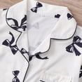 thumbnail image 2 of Emy Dola Funny Graphic Pajamas for Women Button Down Short Sleeve Top and Shorts Pjs Sets Summer Sleepwear S-XXL, 2 of 5