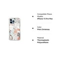 thumbnail image 6 of Pink Christmas Case Compatible with iPhone 14 Pro,Unique Art Design TPU Shock-proof Full Cover, 6 of 6