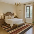thumbnail image 7 of Addison Rugs Mayfield Premium Machine Washable Transitional Stripes Chocolate Rectangle Rug, 9' x 12', 7 of 7