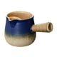 thumbnail image 1 of Tetera de cerámica de 760 ml, ligera, para té floreciente y suelto. Azul, 1 of 9