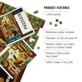 thumbnail image 3 of Lantern Press 1000 Piece Jigsaw Puzzle, Canada, Forest Animals, Geometric, 3 of 5