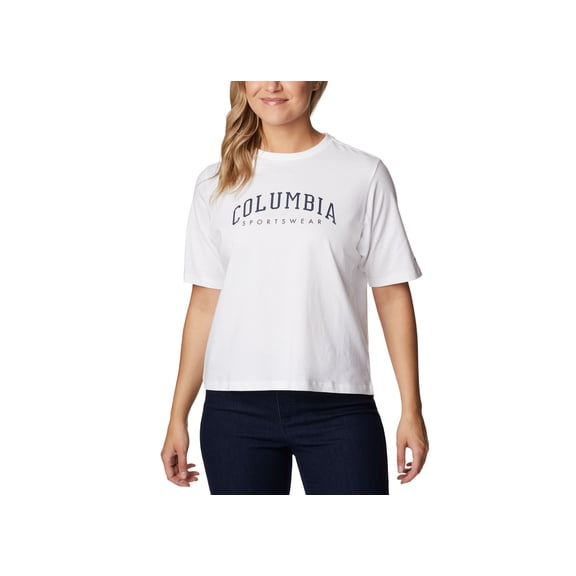 Columbia Womens North Cascades Cotton T-Shirt White 2XL