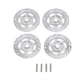 thumbnail image 1 of Disco de freno RC CAR RUEDA METAL RUEDA RONE HEX HUX Adaptador Control remoto Modelo Carrera de automóviles en las partes de la carretera para controlar la velocidad Paquete de plata de 4 seitruly FN001646-08, 1 of 6
