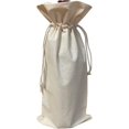 thumbnail image 2 of (12-pack)natural Cotton Canvas Wine Bottle Gift Bags With Drawstring Closure Reusable Wine Bags For Gifts, 2 of 5