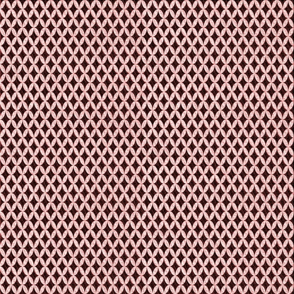 Ahgly Company Indoor Square Patterned Deep Rose Pink Area Rugs, 6' Square