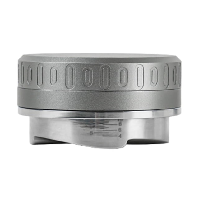 Luzkey Kitchen Coffee Hand Tamper Professional Coffee Accessories Kitchen Tools Espresso Distributor Adjustable for Kitchen Bar Shop 51mm Gray