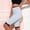 Light Blue, variant on Womens High Waisted Lace Trim Safety Shorts Stretchy Anti Chafe Under Skirt Layering Biker Leggings Seamless Base Layer Bottoms