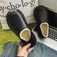 thumbnail image 6 of Women Men Adult Clogs Fuzz Lined Waterproof Closed-back House Slippers Non-slip Bedroom Slides for Indoor Outdoor, 6 of 15