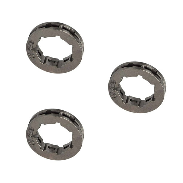Piñón De Embrague Cadena De 3 Piezas 3/8 Pulgada 7T Para Reemplazo De Motosierra Sunnimix Piñón de llanta de metal