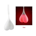 thumbnail image 2 of Heart-Shaped Silicone LED Bike Tail Light, 3 Lighting Modes (Always On/Slow Flash/Fast Flash), Waterproof for Night Riding, Battery Powered, Easy to Install, 2 of 6