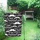 thumbnail image 1 of ABPHQTO Moustache Cool Pattern Bandera de jardín para patio, césped y jardín 70x100 cm, 1 of 1