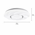 thumbnail image 3 of Flush Mount Light Fixture, Modern Light Fixtures Ceiling, Led Ceiling Light Flush Mount, Light Fixtures Ceiling Mount, 12X2 Inch 36W Round White Illumination Bedroom Led Ceiling, 3 of 4