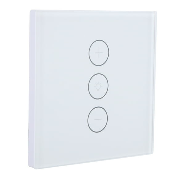 Smart Dimmer Switch, 400W Voice Control Dimmer Switch APP Remote Control EU Plug 110-240V For Household For TUYA White,Black
