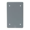 thumbnail image 1 of Grey 1-Gang Blank Wall Cover, 1 of 1
