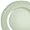 A7. Chateau in Mint, variant on 50 Plates Pack (25 Guests)-Extra Heavyweight Vintage Wedding Disposable/Reusable Plastic Plates -25 x 11'' Dinner 25 x 8.25'' Salad/dessert (Chateau Collection Ivory)