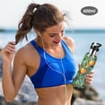 thumbnail image 5 of Yayeee 20oz Insulated Water Bottle Double Wall Stainless Steel with Flip Straw Lid, Orange Tree Pattern, 5 of 7