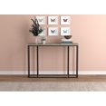 thumbnail image 3 of Safdie & Co. Table D'Entrée Console, Table D'Appoint 47po L Taupe Foncé avec Métal Noir pour Salon, 3 of 4