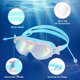 thumbnail image 3 of Ounissouiy Gafas de natación elegantes para hombres, impermeables y duraderas, fáciles de usar, profesionales, gafas de natación portátiles Deportes acuáticos dos, 3 of 6