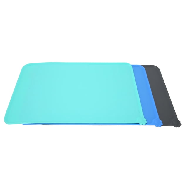 Set de Table pour Animaux, Sets de Table en Silicone Imperméables pour Animaux de Compagnie, Tapis de Repas en Silicone pour Animaux de Compagnie Performance Inégalée