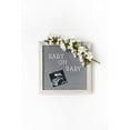 thumbnail image 4 of Pearhead 10" x 10" Letterboard, Rustic Nursery, Message Board, Milestone or Baby Announcement Sign, Light Gray, 4 of 7