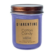 Natural Organic Cotton Candy Soy Wax Candle, Fruity Sweet Notes, Aromatherapy & Massage Oil - Quarentine Essentials by Carla Miles