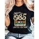 thumbnail image 1 of Made In 1985 Limited Edition 37th Birthday Cassette Tape T-Shirt Print Women'S Round Neck Short Sleeve T-Shirt Fashion Graphic Tees Women Top, 1 of 6