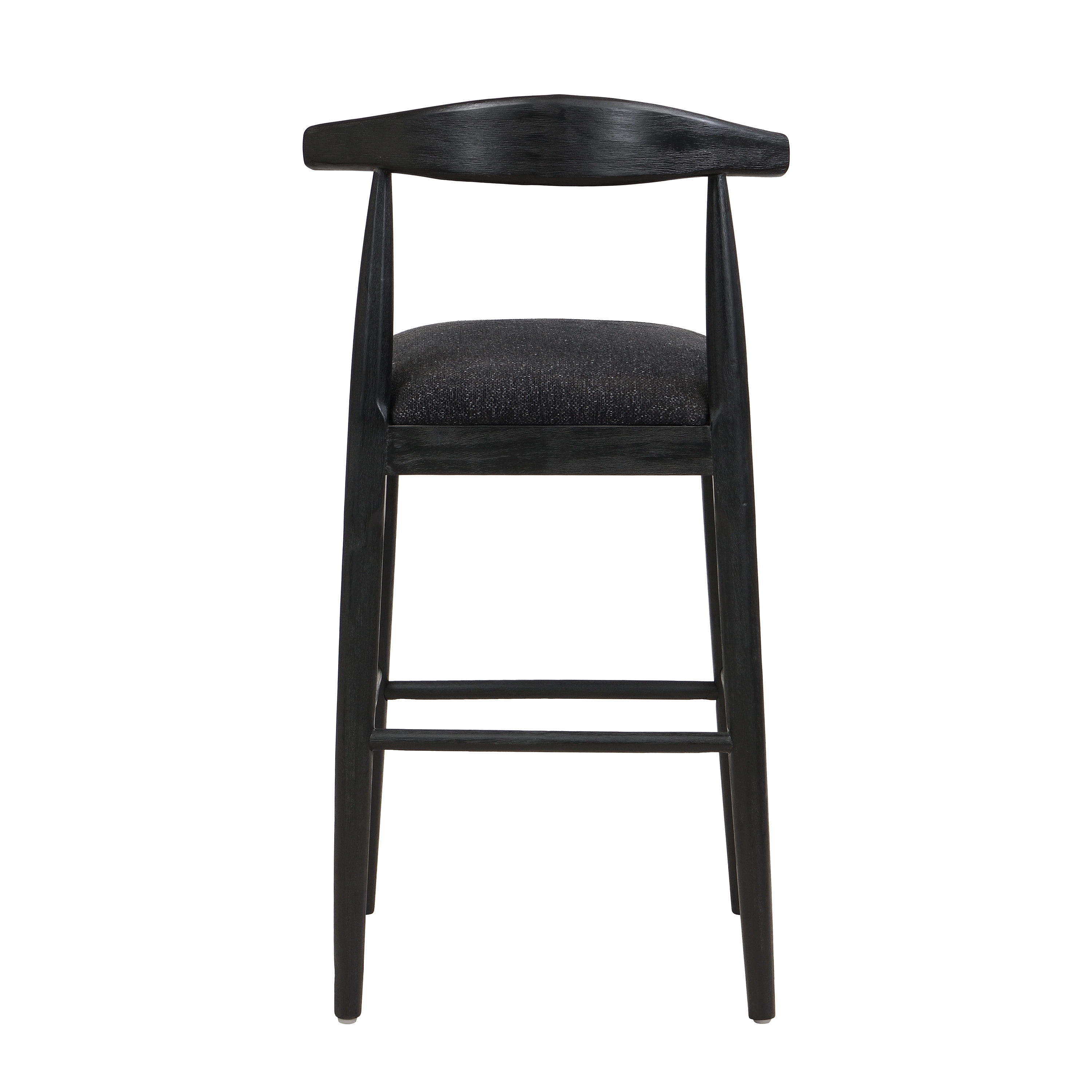 FFZ Fabric Bar Stools Set Of 2 Black