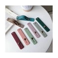 thumbnail image 3 of Candy Color Finger Ring Holder Silicon Phone Hand Band Push Pull Grip Stand-Black, 3 of 5