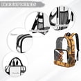 thumbnail image 6 of Xoenoiee Dachshund Skateboard Print Clear Backpack for Kids Girls Large Capacity Casual Daypack with Adjustable Padded Strap Heavy Duty Rucksack Transparent Bookbag Back to School Gifts for Teens, 6 of 7