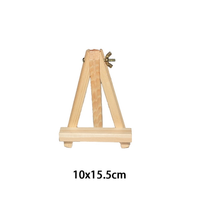 Caballete pequeño de madera maciza plegable para escritorio, estante de exhibición de escritorio de madera para niños, caballete pequeño para bocetos al óleo