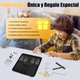 thumbnail image 2 of Con Fundas &ndash; Actualizado 37PCS Candados Kit, 3 Candados Transparentes de Lat&oacute;n, Cilindro Alta Precisi&oacute;n, para Locker Verja Cobertizo Exterior, 2 of 7