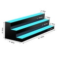 thumbnail image 3 of KFFKFF LED Lighted Liquor Bottle Display Bar Shelf RF & App Control 40" 3-Step, 3 of 9