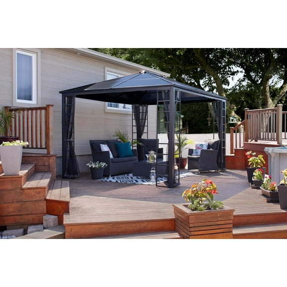 Sojag Turia 12 x 10 x 8.6 ft Grey Gazebo