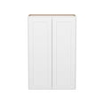 thumbnail image 3 of Furinno Shaker Wall Kitchen Cabinet 2-Door-3 Shelves, Ready to Assemble, 12 D x 27 W x 42 H, White, 3 of 7