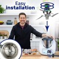thumbnail image 4 of Thermomix TM5 Knife Set and Seal - for Vorwerk Thermomix TM5 Food Processor - Kitchen and Cooking Accessories, 4 of 5